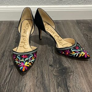 Sam Edelman Embroidered Heel